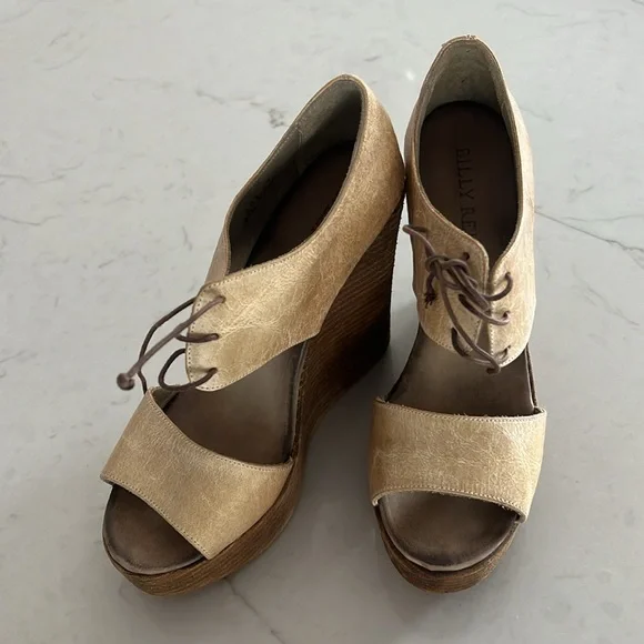 Billy Reid platform sandals EUC size 8 - Picture 3 of 6